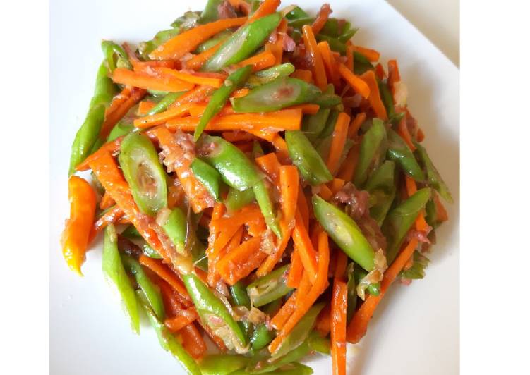 Cara meracik Tumis Buncis Wortel yang nikmat