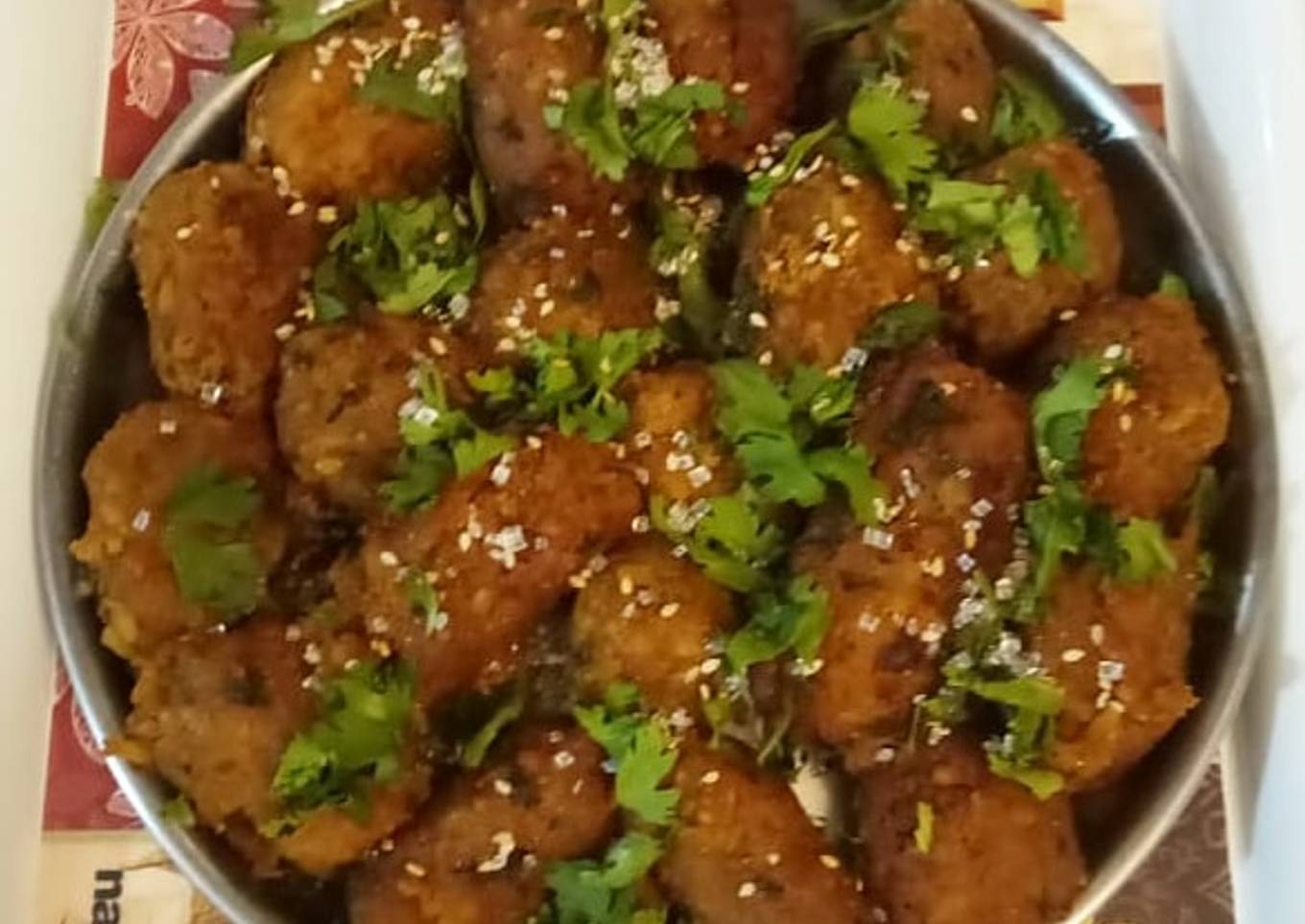 Dinner today leftover rice kofta