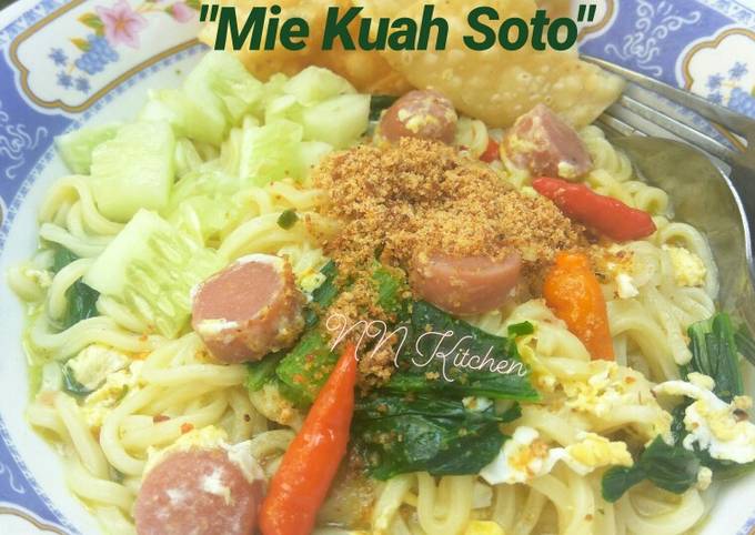 Mie Kuah Soto (Mie Instan)