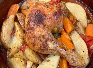Una foto de Contramuslo de Pollo al horno