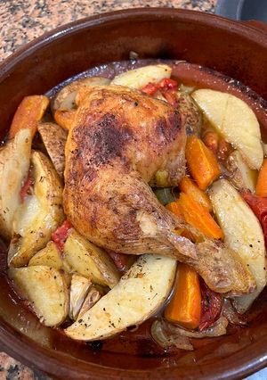 Una foto de Contramuslo de Pollo al horno