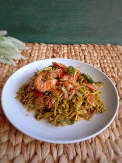 Foto resep Tumis Bunga Pepaya Tauco