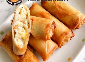 Gambar Popia Ayam Berkrim (Creamy Chicken Springrolls)