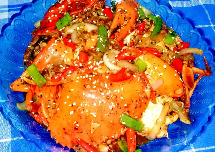 Crab With Black Pepper Sauce
