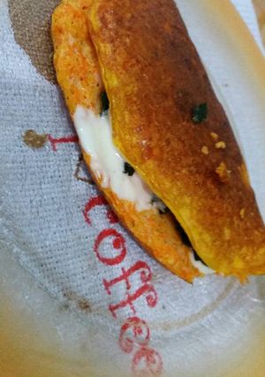 Una foto de Omelette de zanahoria