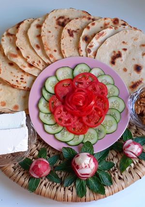 عکسی از دستور نان ترتیلا