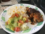 Pollo en salsa de maracuyá