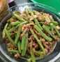 Langkah Mudah untuk Menyiapkan Resep  Tumis/ Oseng Daging Cincang dan Baby Buncis yang Enak Banget, Enak Banget