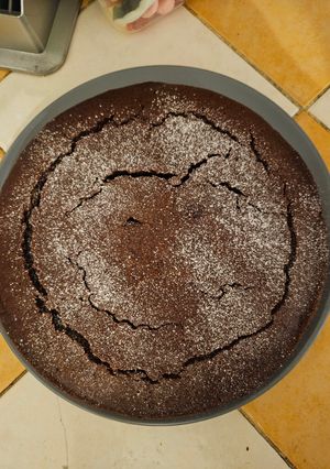Une photo de Gâteau au chocolat vegan et moelleux