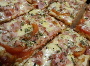 Una foto de Pizza casera