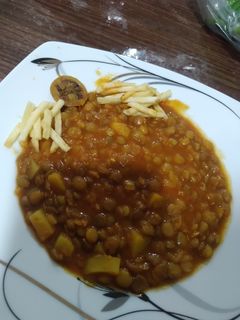 عکسی از دستور عدسی ی غذای سریع و مقوی😍