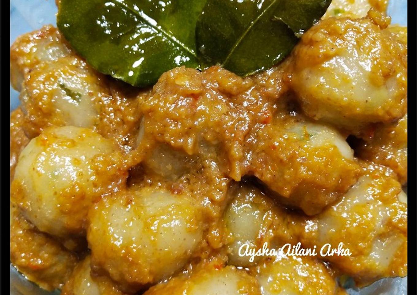 Cilok isi Sandung Lamur Pedas