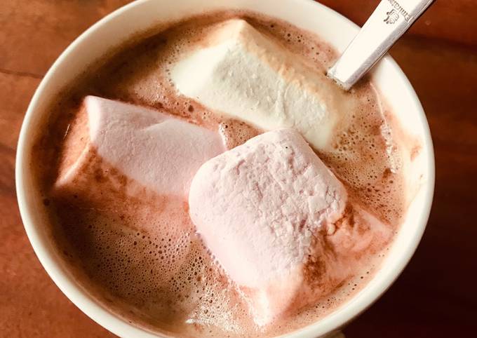 Hot Chocolate Coffee with Marshmallows