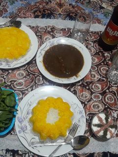 عکسی از دستور قورمه سبزی پریسا پز