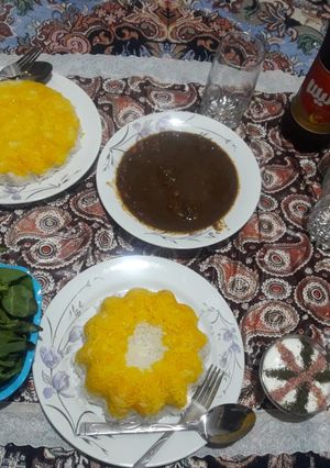 عکسی از دستور قورمه سبزی پریسا پز
