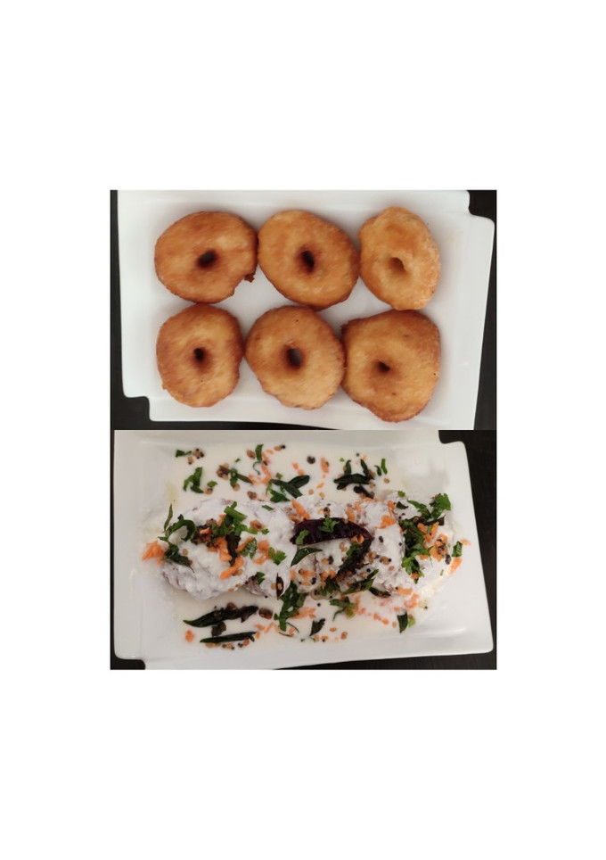 உளுந்து வடை & தயிர் வடை (urad dal vada &  Curd vada) செய்முறை முக்கிய புகைப்படம்