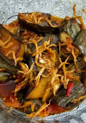 Foto resep Balado Terong dan Teri Medan