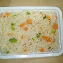 A picture of Steamed veg rice.