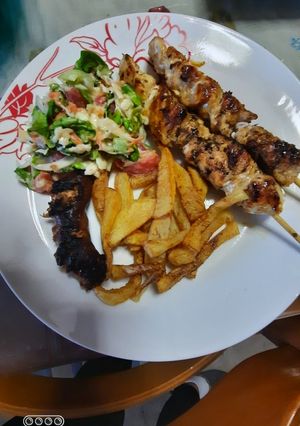 Φωτογραφία της συνταγής Σουβλάκια κοτόπουλου χωρίς λάδι