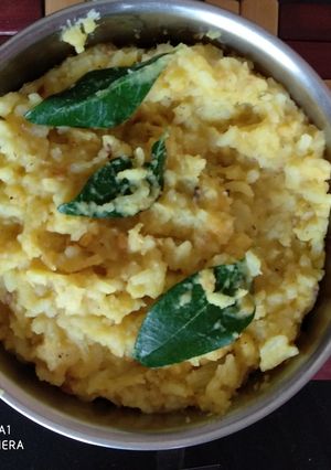 A picture of Moong dal Khichdi.