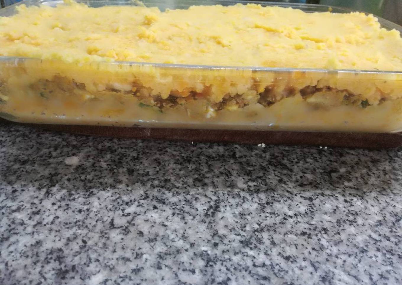 Pastel de papas y calabaza a mi manera