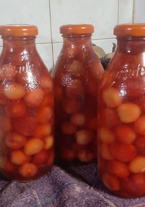 Una foto de Cerezas en almíbar