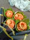 Bakpao Mawar Buah Naga Isi Keju Mozza
