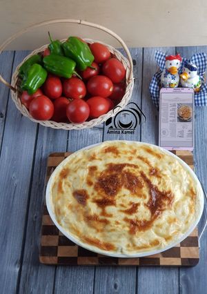 صورة لوصفة معكرونة بالبشاميل