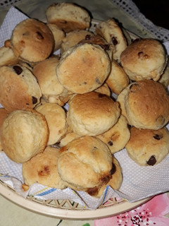Una foto de Scones dulce con chips