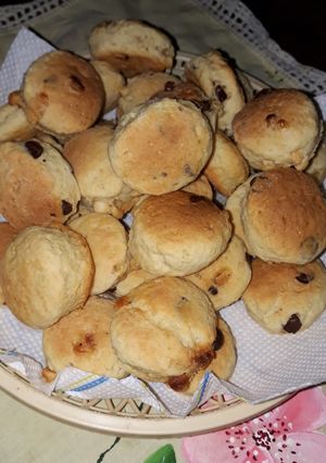 Una foto de Scones dulce con chips