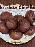 Chocolate Chip Bun / Roti Coklat Triple nyoklatnya ala chef Luvita Ho