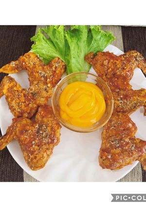 Foto resep Spicy BBQ Chicken with Cheesy Sauce (oven)