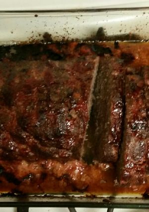A picture of Bourbon Venison Meatloaf.