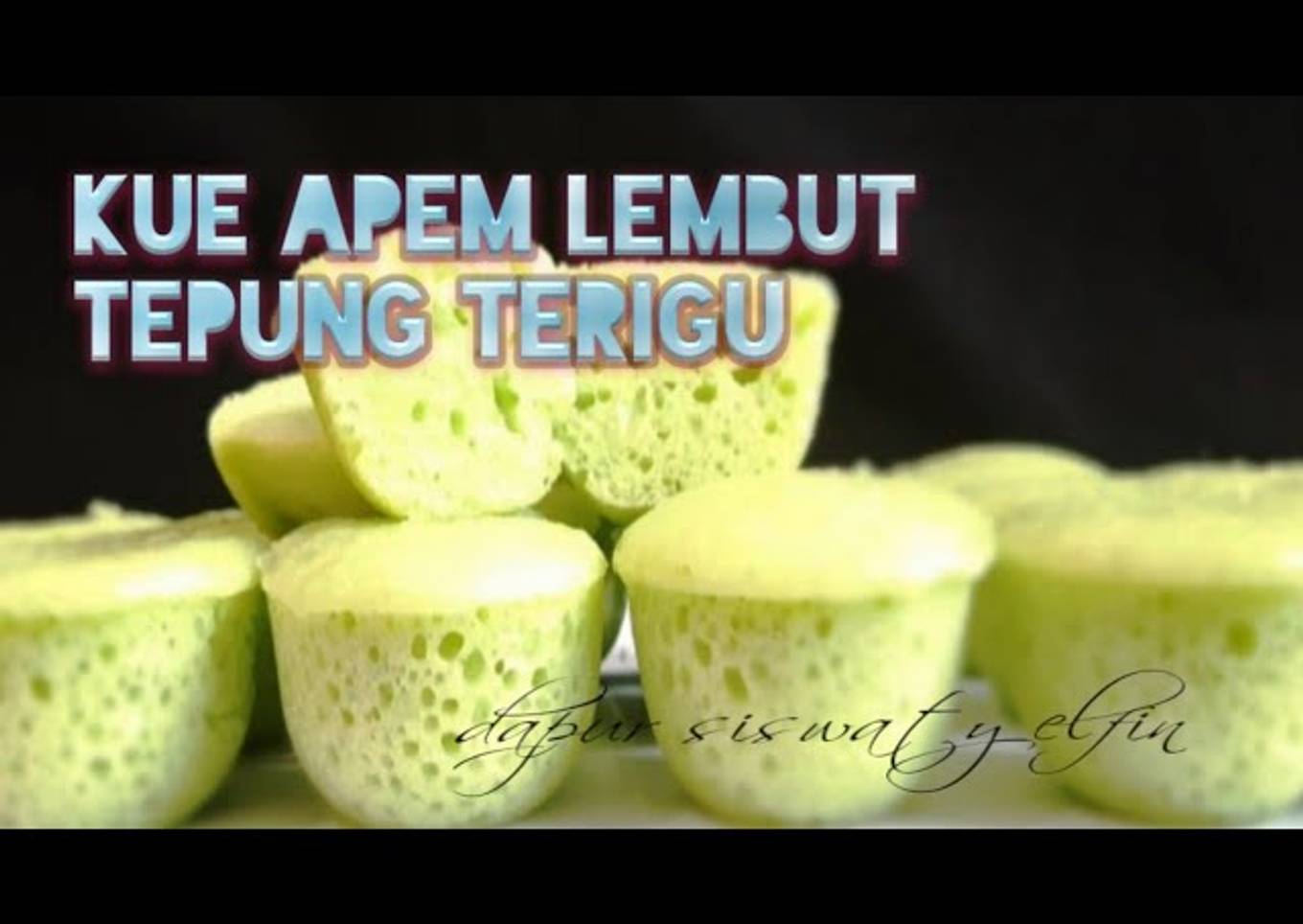 Kue Apem Lembut Tepung Terigu