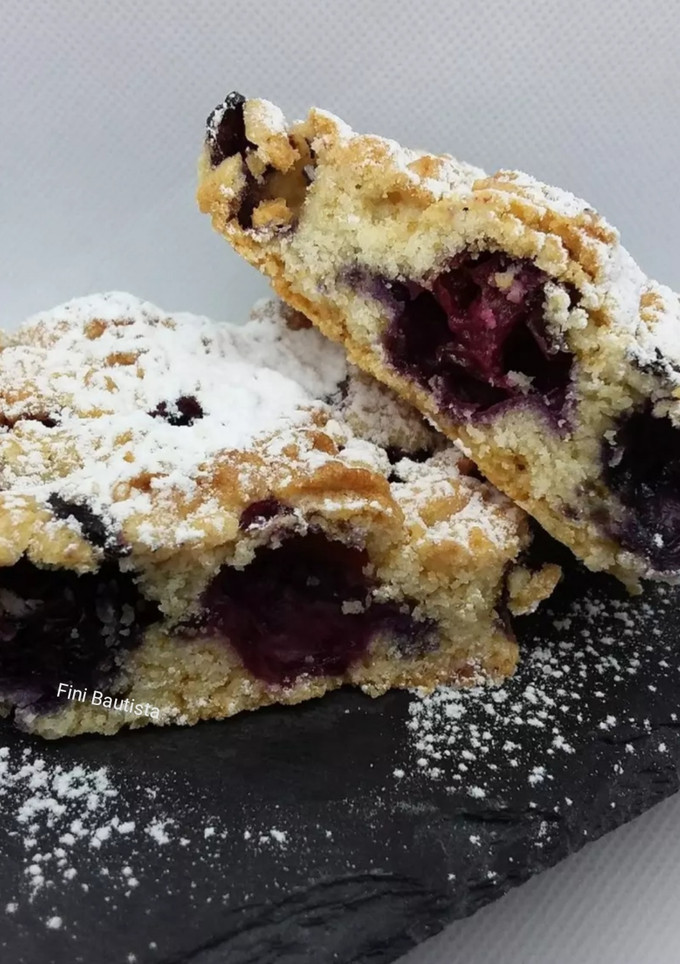 Una foto de Tarta de arándanos