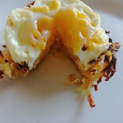 A picture of Hash egg cups.
