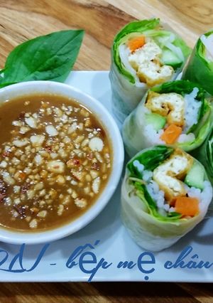 Hình của món Cuốn chay.