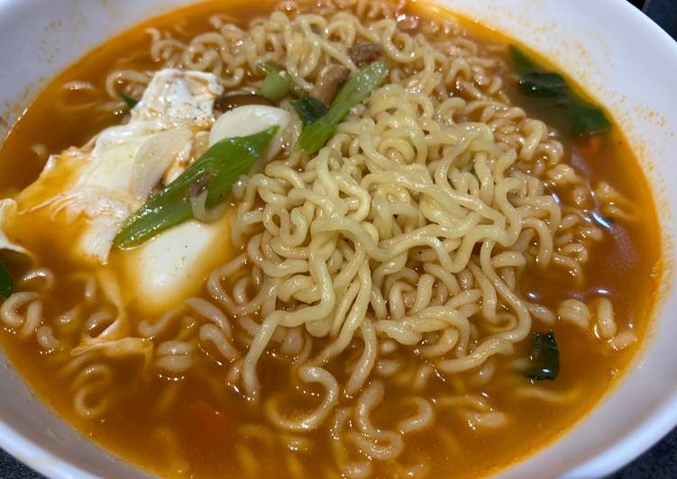 Resep Baru Rahasia ramen korea anti lodoh dan tekstur pas Enak dan Sehat