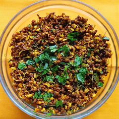 A picture of Sprouted math masala.