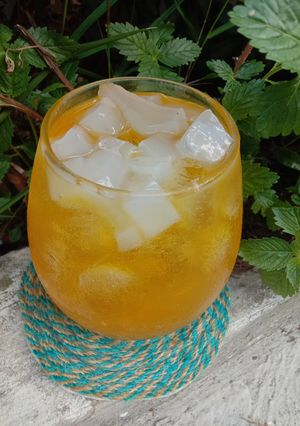Foto resep Es Jeruk Nata de Coco