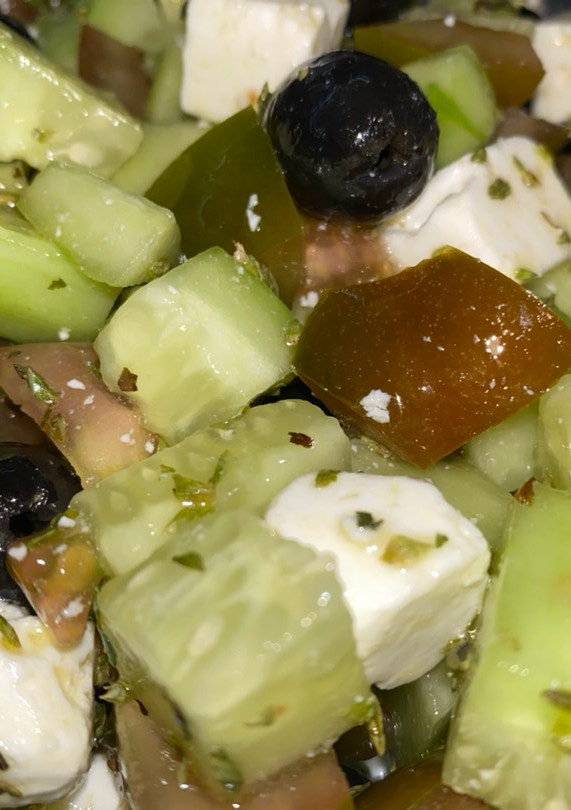 Una foto de Ensalada griega