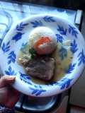 Lengua de res en salsa con arroz blanco 👅