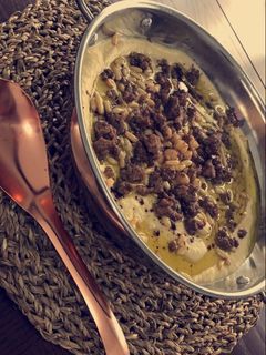 صورة لوصفة فتة حمص