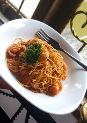 Foto resep Spaghetti Olio Aglio