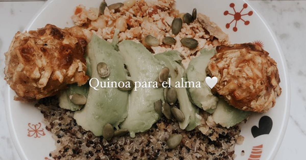 Ensalada multicolor de quinoa y arroz integral Receta de Irene-Guirao-  Cookpad