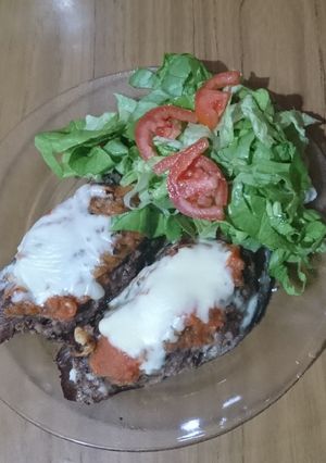 Una foto de Berenjenas rellenas
