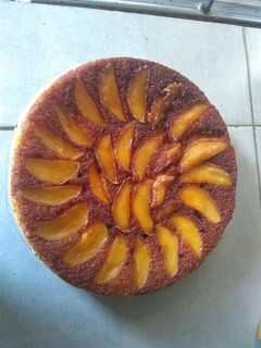 Una foto de Tarta invertida de manzanas