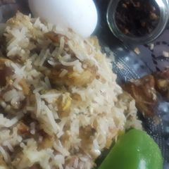 Chicken fried rice A picture of Chicken fried rice.