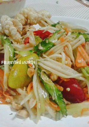 รูปของ ส้มตำโคราช (แบบเส้นมะละกอกรอบ)