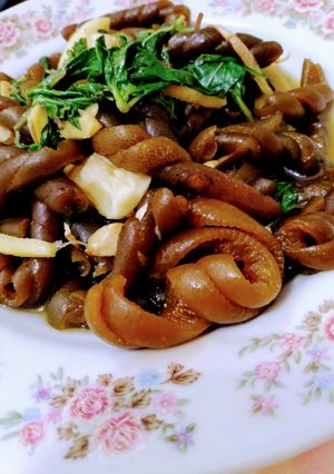 快炒塔香海茸 的食譜成品照片